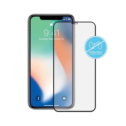[000008209] Protector de pantalla para iPhone 11 Pro Vidrio templado, Grosor 0.33 mm, Negro