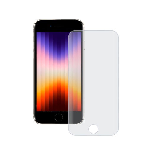 [000008223] Protector de pantalla para iPhone SE 2022, SE 2020, 8 y 7 -Vidrio templado, Grosor 0.33 mm, Transparente