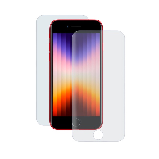 [000008224] Protector de pantalla para iPhone SE 2022, SE 2020, 8 y 7, Vidrio templado - Grosor 0.33 mm, Transparente
