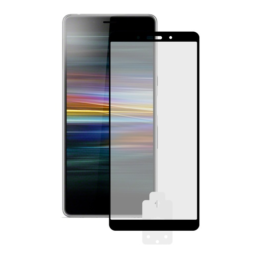[000008283] Protector de pantalla para Sony Xperia L3 Vidrio templado, Grosor 0.33 mm, Negro