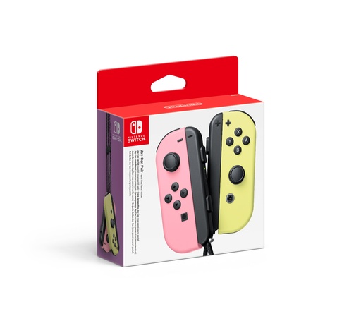 [000008352] NINTENDO SWITCH JOY-CON PAIR PASTEL PINK/PASTEL YELLOW EUR