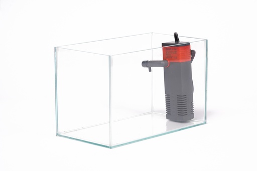 [000000173] ACUARIO CRISTAL SIN MARCO SILIC TRANSL. 38 L. + FILTRO (XIL)