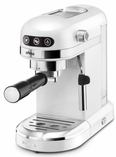 [000008525] UFESA COFFEE MACHINE PALERMO 20B THERMOBLOCK BCA. ARM WHITE