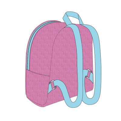 [000008787] MOCHILA INFANTIL TIEMPO LIBRE BRILLANTE LOL