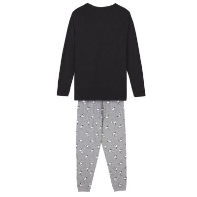 [000008809] PIJAMA LARGO SINGLE JERSEY SNOOPY