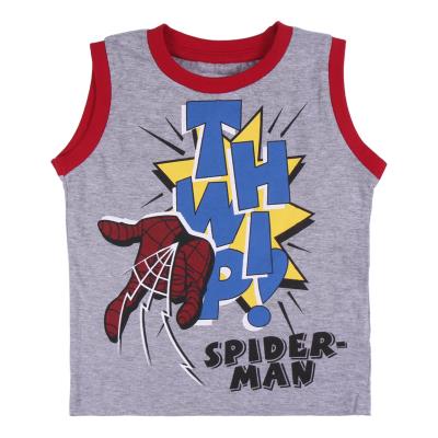 [000008833] PIJAMA CORTO SINGLE JERSEY TIRANTES SPIDERMAN