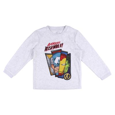 [000008858] PIJAMA LARGO VELOUR COTTON AVENGERS