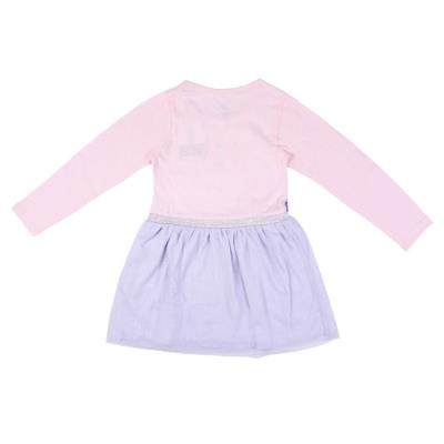 [000008908] VESTIDO SINGLE JERSEY TUL FROZEN II