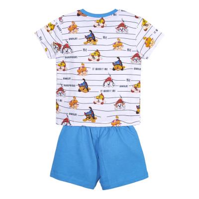 [000009006] PIJAMA CORTO SINGLE JERSEY PUNTO PAW PATROL