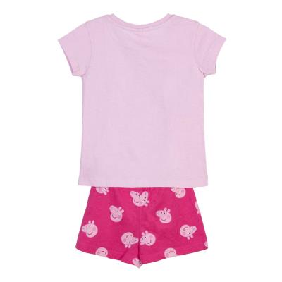 [000009007] PIJAMA CORTO SINGLE JERSEY PUNTO PEPPA PIG
