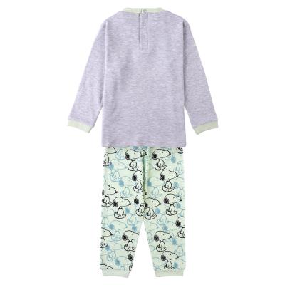 [000009674] PIJAMA LARGO VELOUR COTTON SNOOPY