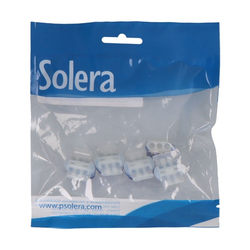 [000012790] CONECTOR ESTANCO CON GEL IP67 SOLERA CLG15AZ BOLSA (5 uds.)