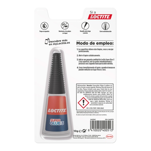 [000012807] LOCTITE PRECISION MAX 10g 2640970 SUPER GLUE
