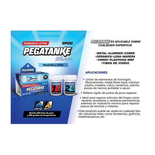 [000012941] PEGATANKE EPOXICO BLANCO 44ml