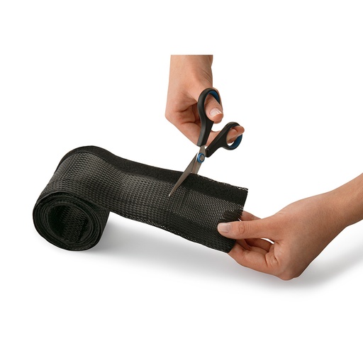 [000013114] MALLA AGRUPADORA DE CABLES 1,5m NEGRO INOFIX