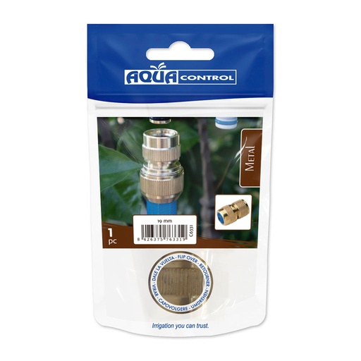 [000013350] ENLACE RÁPIDO 19mm  LATON AQUA CONTROL