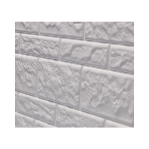 [000013470] PACK 2 STICKER IMITACION MURO COLOR BLANCO 30x30cm