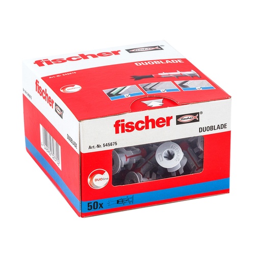 [000013492] PACK 50 TACOS DUOBLADE 545675 FISCHER