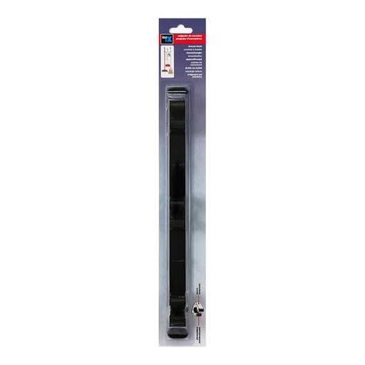 [000013565] COLGADOR ESCOBAS NEGRO 3034-3 INOFIX