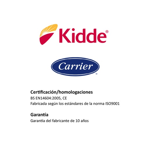 [000013588] ALARMA ÓPTICA DE INCENDIOS KIDDE