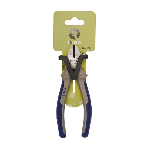 [000013750] ALICATE CORTANTE CON MANGO BIMATERIAL, 160mm 624-160-1 IRIMO