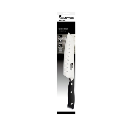 [000013884] CUCHILLO SANTOKU 17,5cm ACERO INOX MASTER BGMP-4301 MASTERPRO
