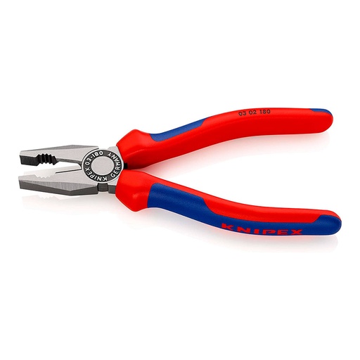 [000013968] ALICATES UNIVERSALES 185x54x21mm  0302180 KNIPEX