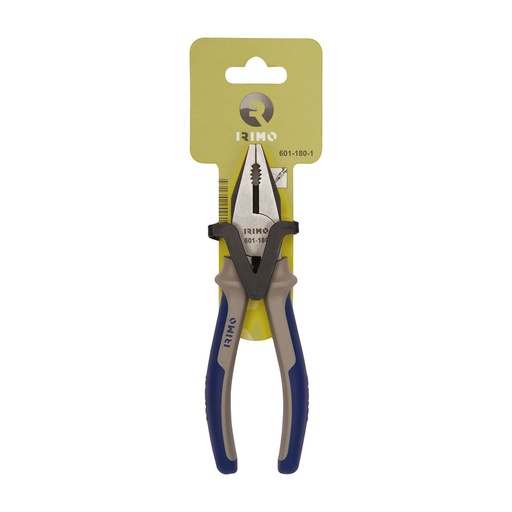 [000014001] ALICATE UNIVERSAL CON MANGO BIMATERIAL, 180mm 601-180-1 IRIMO