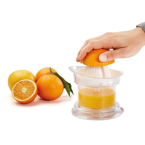 [000014010] EXPRIMIDOR CITRICOS 'CITRUS+' 2 EN 1 300ml Ø14x15cm METALTEX