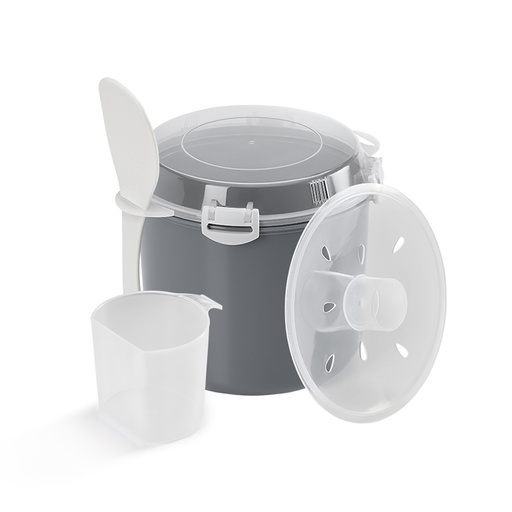 [000014045] COCEDOR ARROZ Y CEREALES PARA MICROONDAS METALTEX