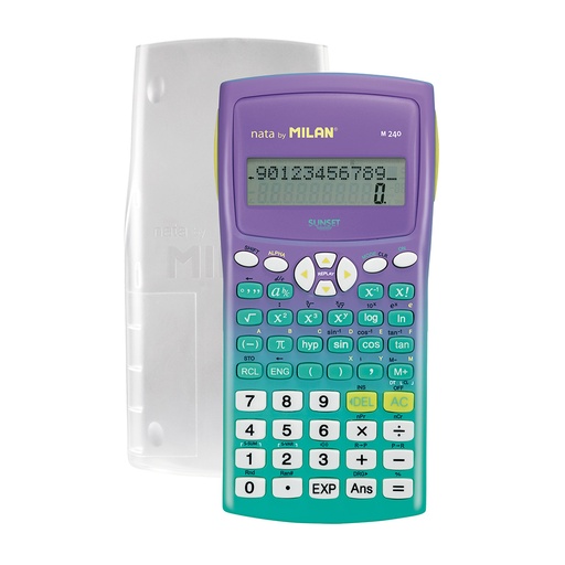 [000014093] BLÍSTER CALCULADORA CIENTÍFICA M240 SUNSET VERDE MILAN