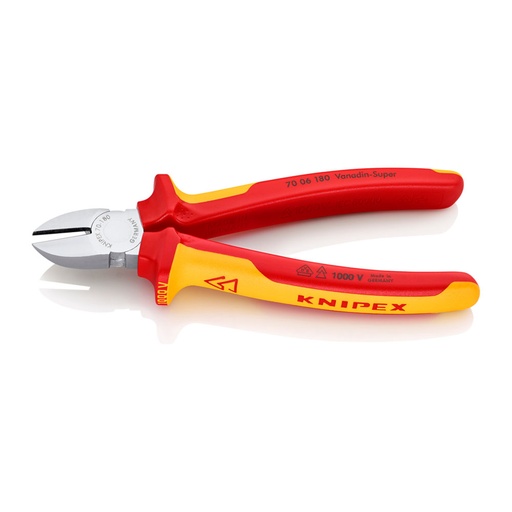 [000014122] ALICATES CORTE DIAGONAL 180x56x20mm. 7006180 KNIPEX