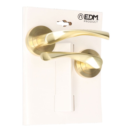 [000014150] BLISTER JUEGO ROSETA 707 LATON SATINADO EDM