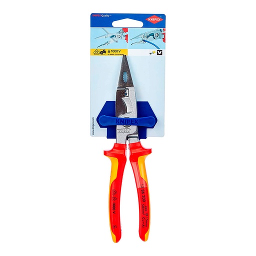 [000014184] ALICATES PARA INSTALACIONES ELÉCTRICAS 200x85x20mm 1386200SB KNIPEX