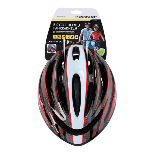 [000014192] CASCO DE CICLISMO TALLA M COLORES VARIADOS DUNLOP