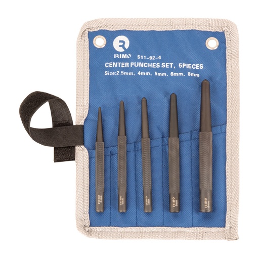 [000014244] JUEGO 5 GRANETES REDONDOS (2.5,4,5,6,8mm) 511-92-4 IRIMO