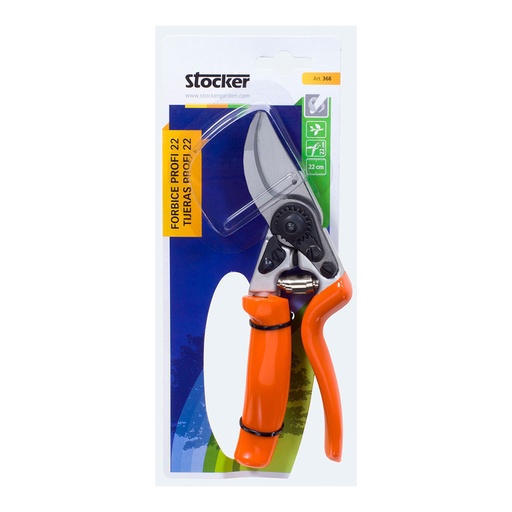 [000014283] TIJERA PROFI BYPASS 22 CON MANGO GIRATORIO. LONGITUD: 22cm STOCKER