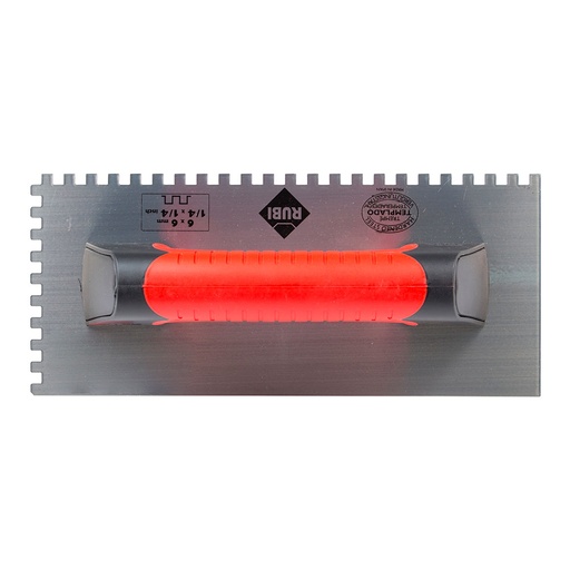 [000014298] PEINE ACERO 28cm (6x6) R75955 RUBI