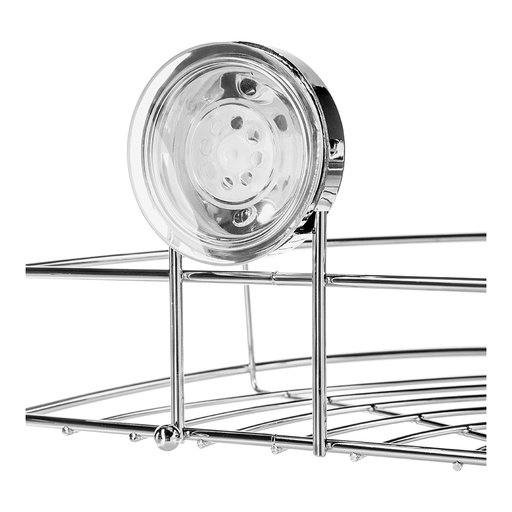 [000014328] SOPORTE DE DUCHA DE METAL ESQUINERO CON VENTOSA