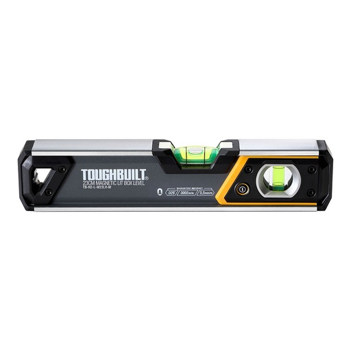 [000014415] NIVEL MAGNÉTICO TUBULAR BURBUJA ILUMINADA DE 23cm TB-H2-L-M23-LH-M TOUGHBUILT