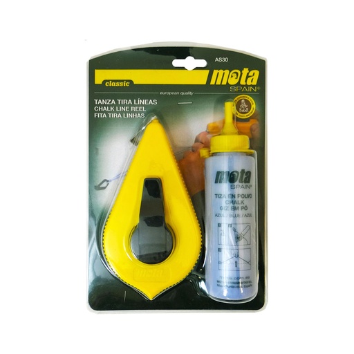 [000014419] LINEA TRAZADORA CON TIZA AZUL (BLISTER) AS30 MOTA