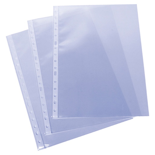 [000014519] PACK 100 UNI FUNDAS 11 MULTITALADROS DIN A4 ESSELTE PL 80MC ESSELTE