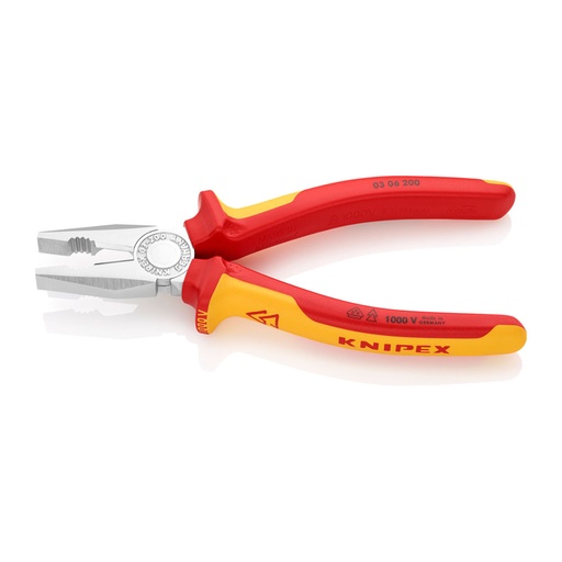 [000014526] ALICATES UNIVERSALES 200x65x20mm 0306200 KNIPEX