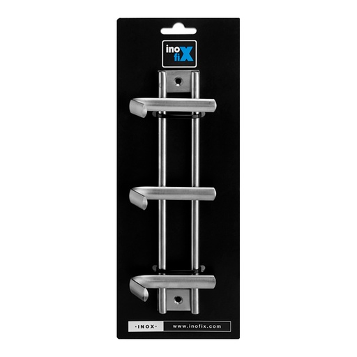 [000014578] COLGADOR ACERO INOXIDABLE 3 GANCHOS (BLISTER) INOFIX