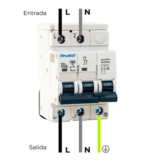 [000014599] IGA 2P 40A C 10KA PROTECTOR DE SOBRETENSION PERMANENTE SEGUN NORMATIVA EN-50550 Y TRANSITORIO 5-15KA 275V