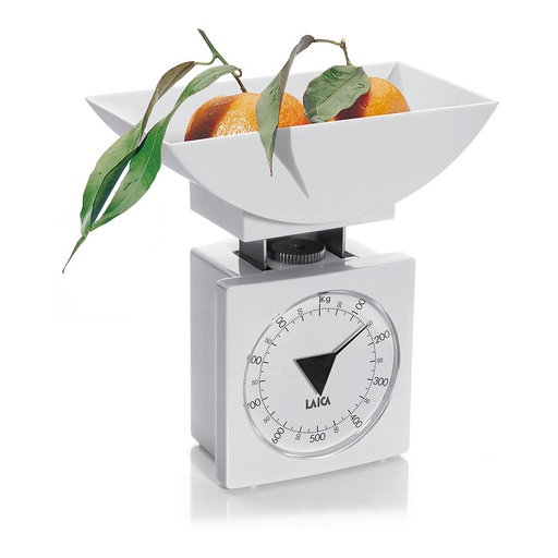 [000014665] BALANZA MECÁNICA CON BOL BLANCA 1kg KS711 LAICA