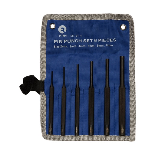 [000014762] JUEGO 6 BOTADORES CILÍNDRICOS (2,3,4,5,6,8mm), LARGOS 517-91-4 IRIMO