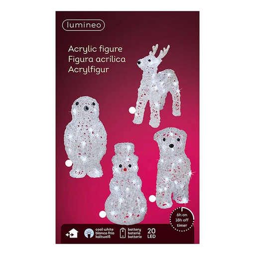 [000014778] FIGURAS NAVIDEÑAS DE ANIMALES PARA EXTERIOR MODELOS SURTIDOS 491031