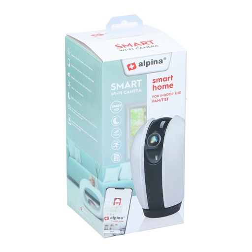 [000014907] CÁMARA IP INTELIGENTE 230V 1080p ALPINA