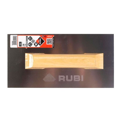 [000014967] LLANA DE ACERO 30cm. MANGO MADERA CERRADO 65950 RUBI